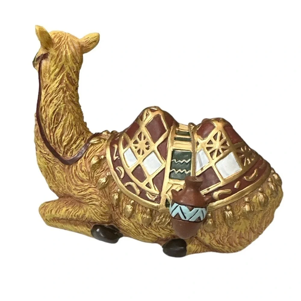 Thomas Kinkade’s Nativity Collection “Angel with Banner” & “Sitting Camel” NIB